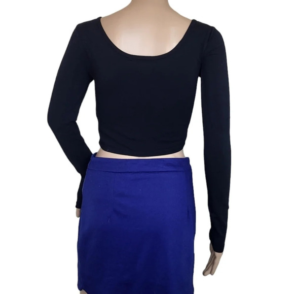 Forever 21 “Gold Digger” Black Gold Crop Top - Picture 2 of 3